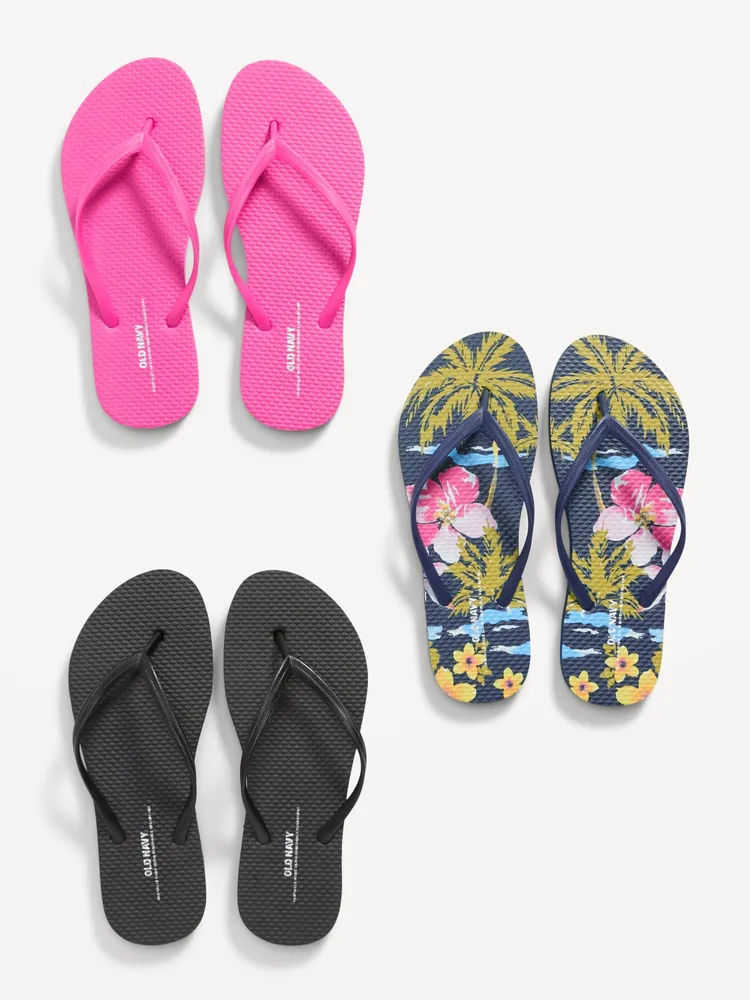 Flip Flop Sandals 3 Pack