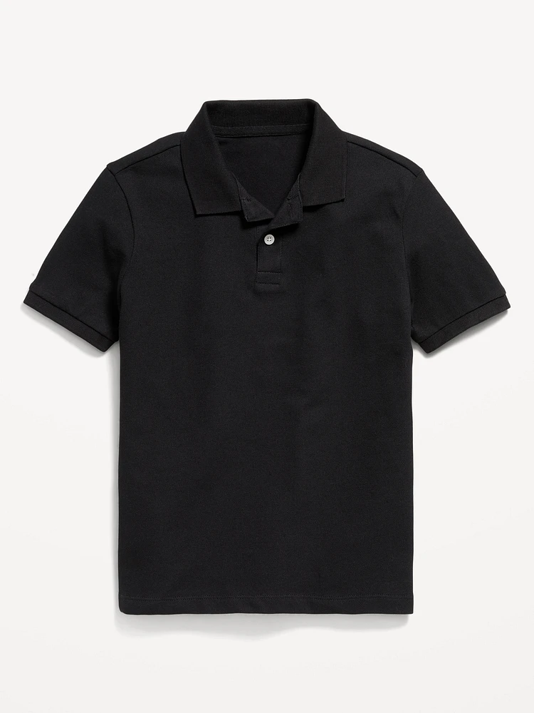 Black polo shirts for boys hotsell