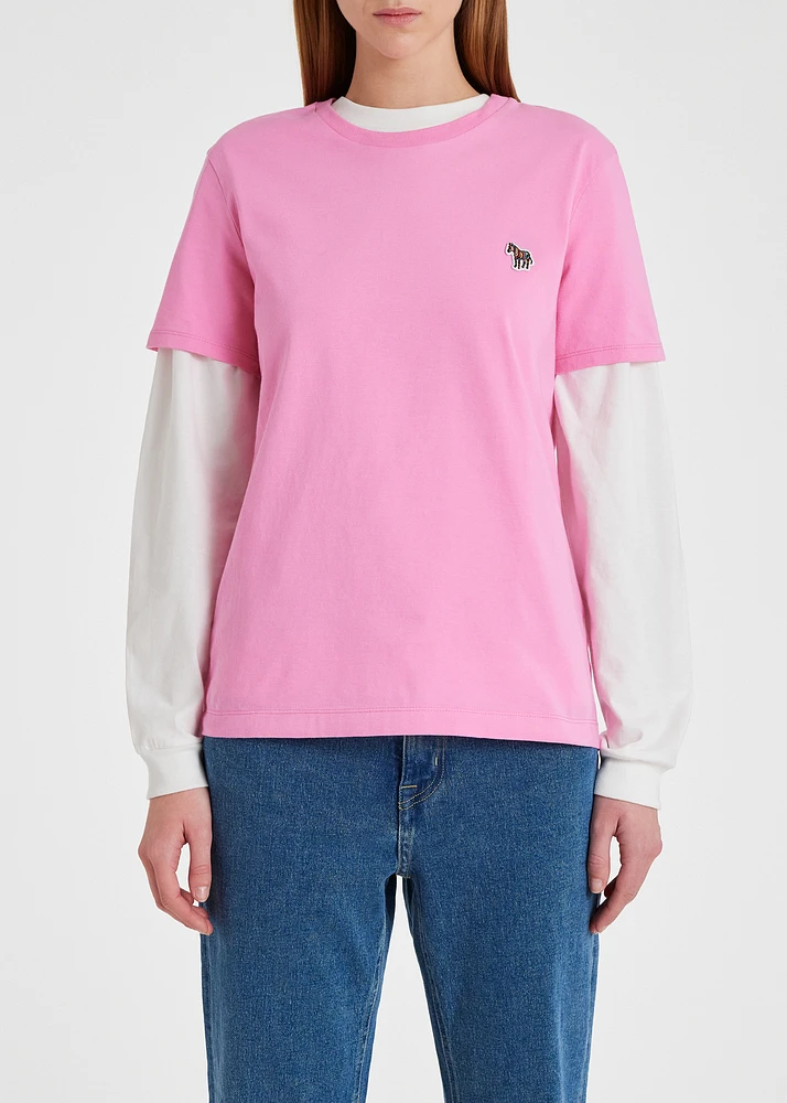 Champion sweater pink zebra clearance