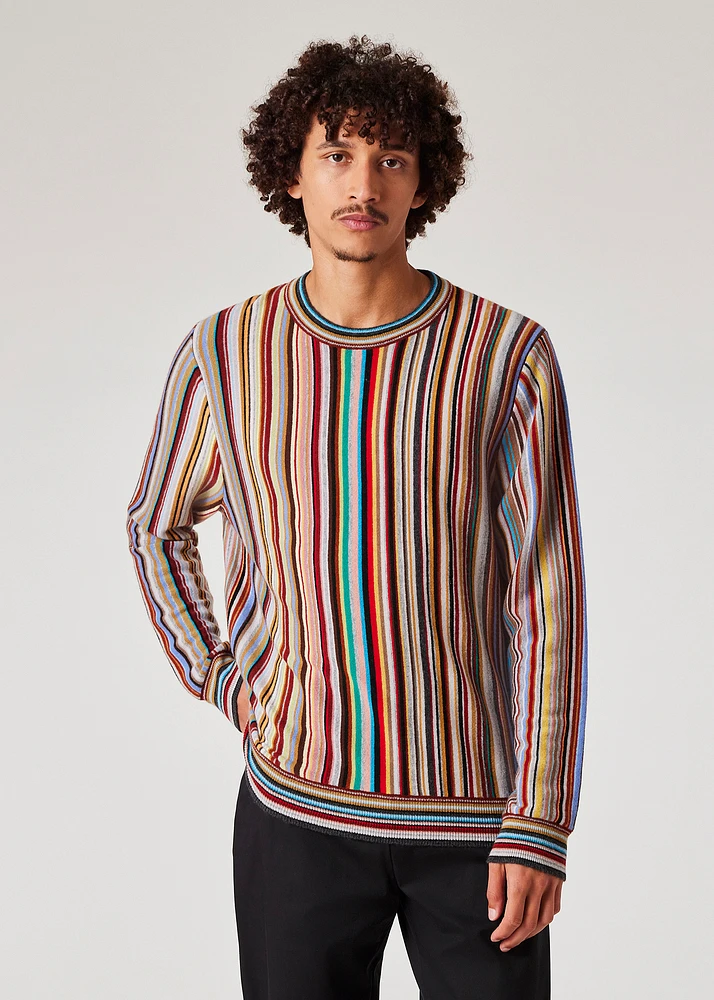 Paul Smith 'Signature Stripe' Cashmere Sweater | King's Cross