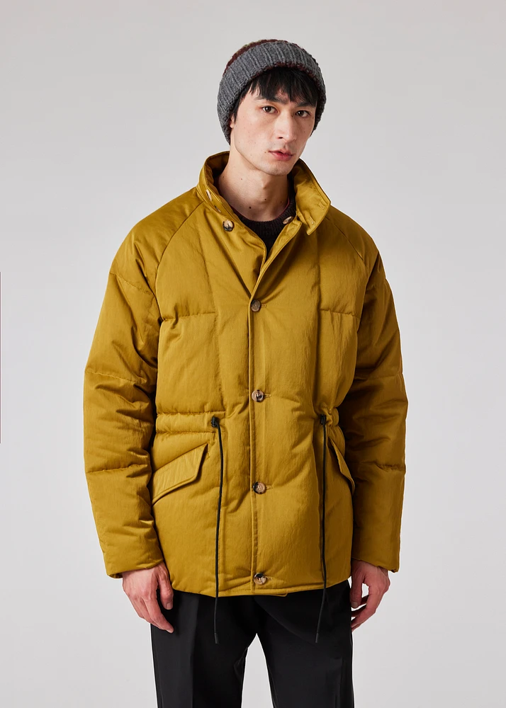 Mustard padded coat outlet