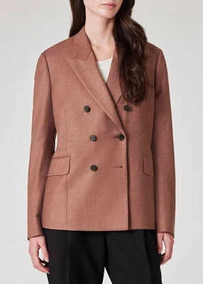 Compare Women's Pink One-Button Velvet Blazer | King's Cross