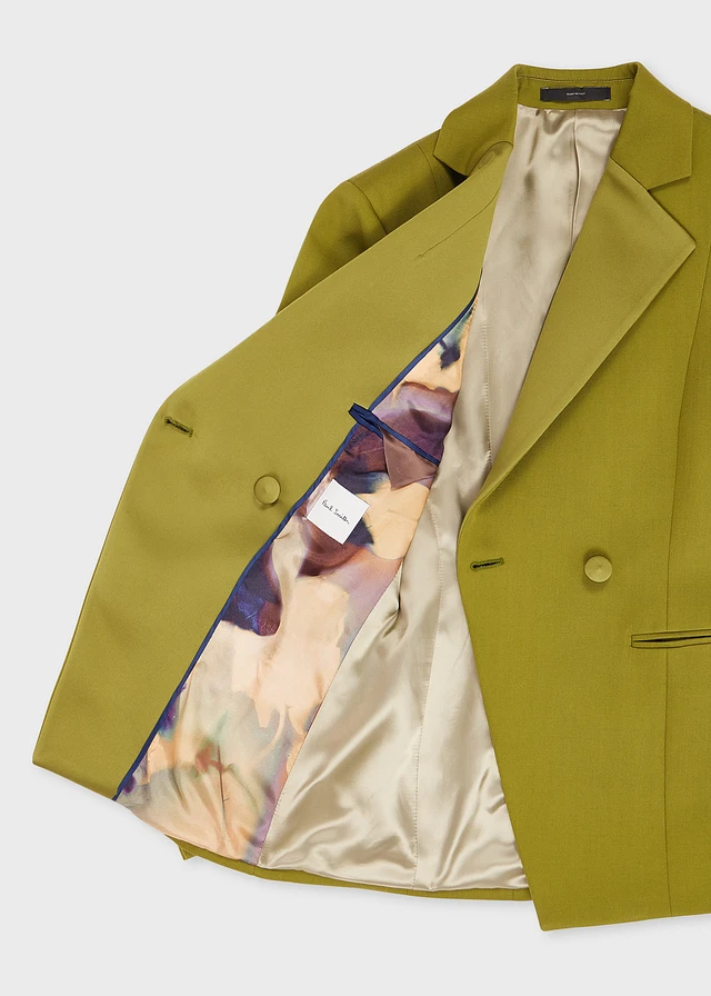 Neau Double breasted blazer カーキ