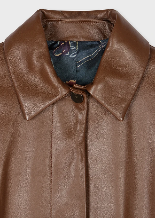PS Paul Smith Black Leather Bomber Jacket | King's Cross PS Paul Smith Black Leather Bomber Jacket | King's Cross
