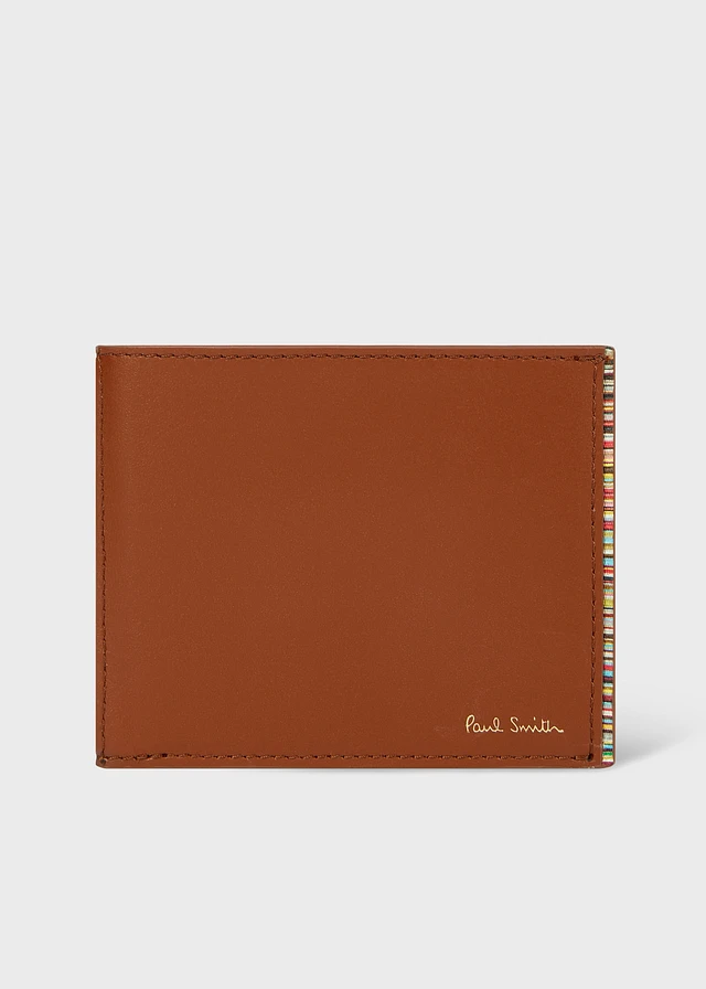 Paul Smith Tan 'Signature Stripe' Trim Glasses Case | King's Paul Smith Tan 'Signature Stripe' Trim Glasses Case | King's