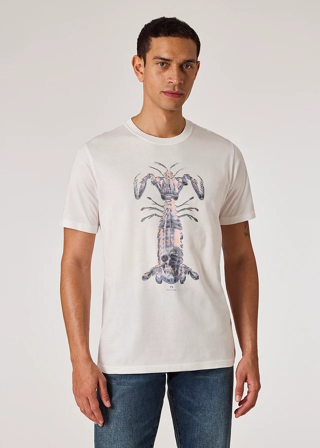 Paul Smith White 'Sketchbook' Print T-Shirt | King's Cross