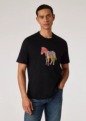 PS Paul Smith White '3D Zebra' Print T-Shirt | King's Cross