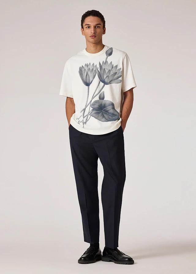 【Paul Smith】\"Half Tone Floral\" 半袖 Tシャツ 花 ゆったり 1523137330695U____197_01_mediu