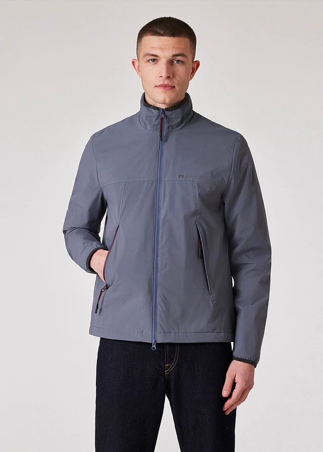 ジャケット・アウター Paul Smith 14SS FINE MESH CYCLING JACKET Men's Black Packable Cycling Wind Jacket