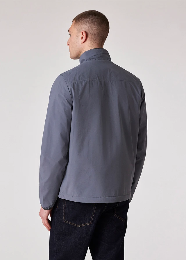 PS Paul Smith Steel Grey Recycled Polyester Windbreaker