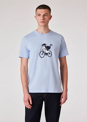 【Paul Smith】半袖Tシャツ Bunny Repeatプリント コットン Men's White 'Bunny Repeat' Print T-Shirt