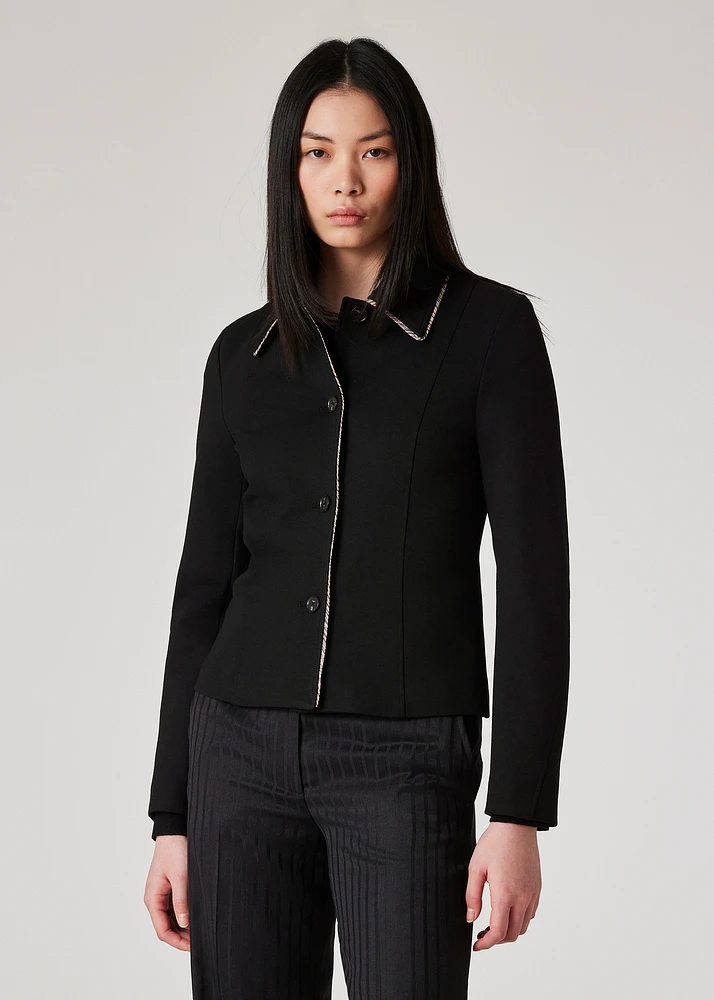 8042. 【極美品】Paul Smith BLACK 女優襟 ダウンジャケット Paul Smith｜ポールスミス（レディース）のダウンジャケット