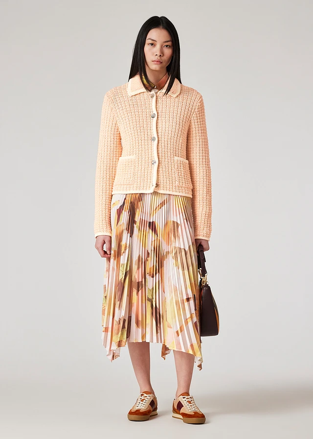 Paul Smith Women's Blue Textured Weave Jacket | King's Cross Paul Smith Women's Blue Textured Weave Jacket | King's Cross