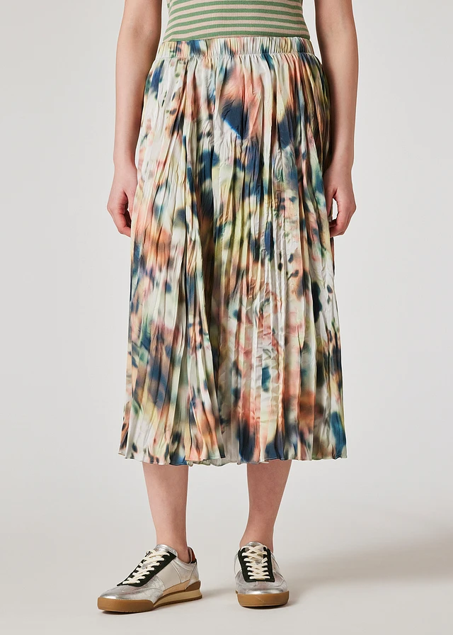 Paul Smith Women's 'Solar' Pleated Midi Skirt | King's Cross