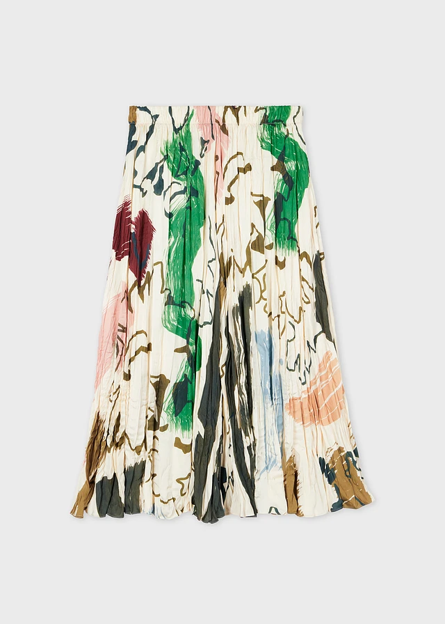 Paul Smith Women's 'Solar' Pleated Midi Skirt | King's Cross