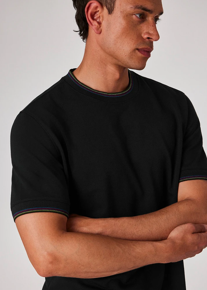 Paul Smith◆Tシャツ/M/コットン/BLK/6828910 PS Paul Smith ロゴ Tシャツ | ブラック | FARFETCH JP