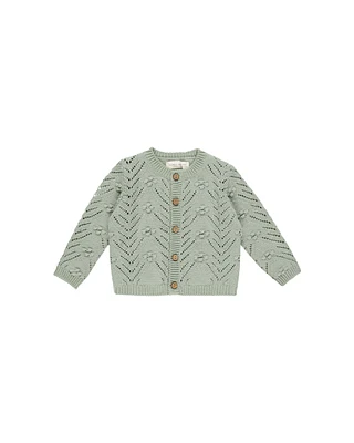 Liberty Center - Shetland Wool Cashmere Knit Cardigan in Liberty