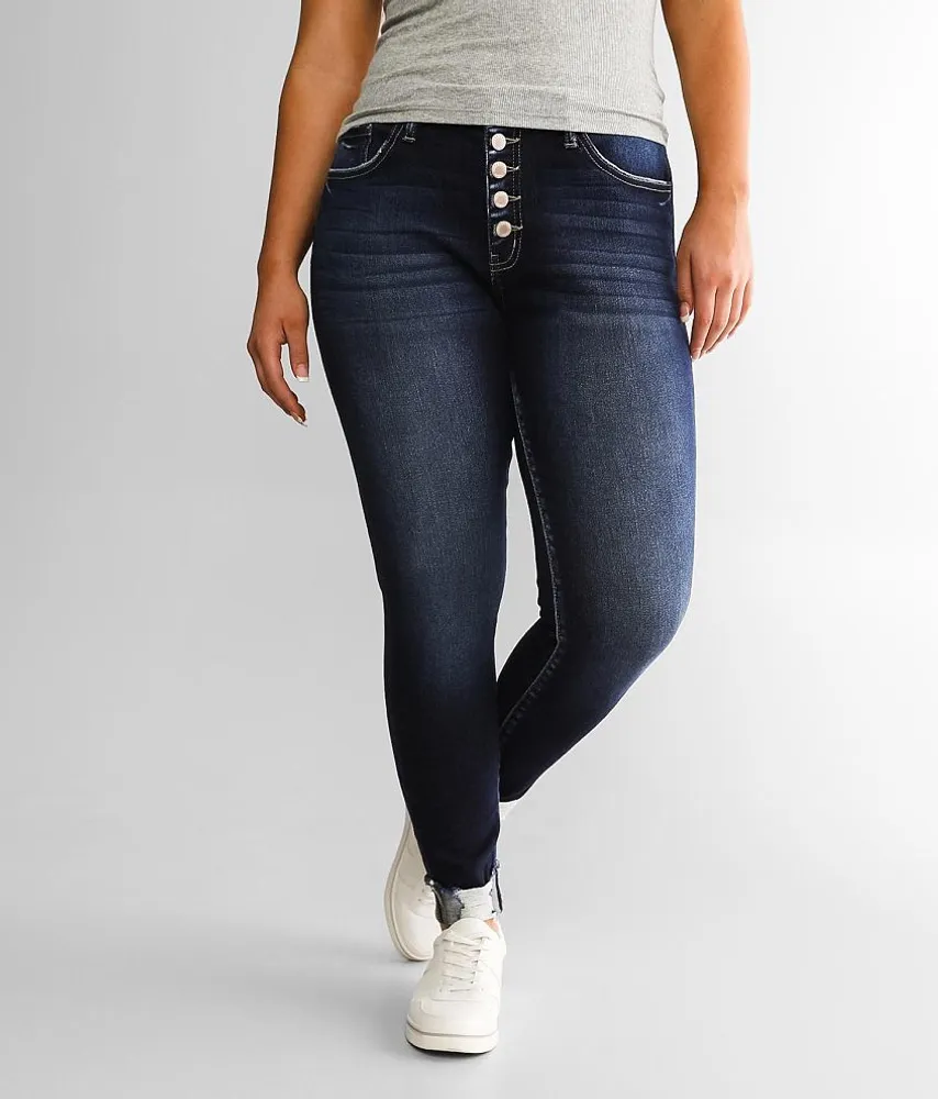 KanCan Signature;KanCan Kan Can Signature Kurvy Mid Rise Ankle Skinny