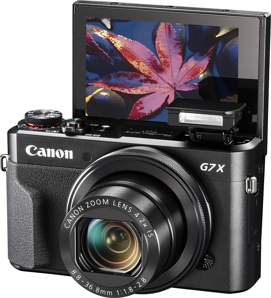 Canon - PowerShot G7 X Mark II 20.1-Megapixel Digital Video Camera - Black  | The Market Place