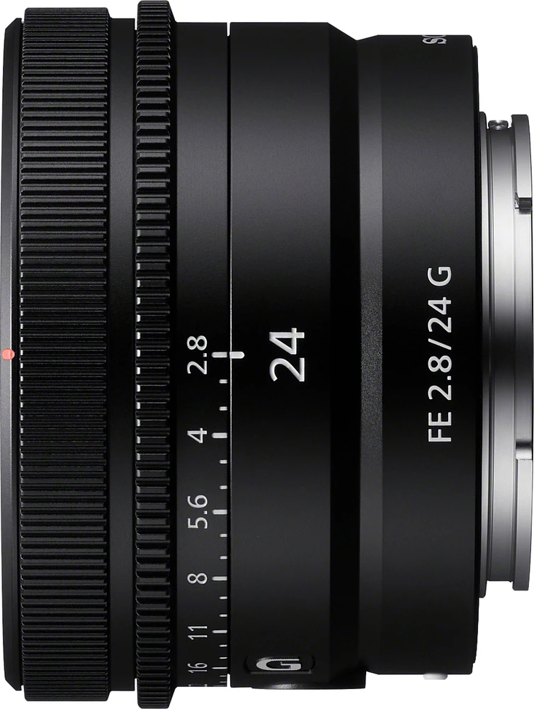 Sony FE 24mm F2.8G Full-frame Ultra-compact G Lens for Sony Alpha E-mount  Cameras - Black | The Market Place