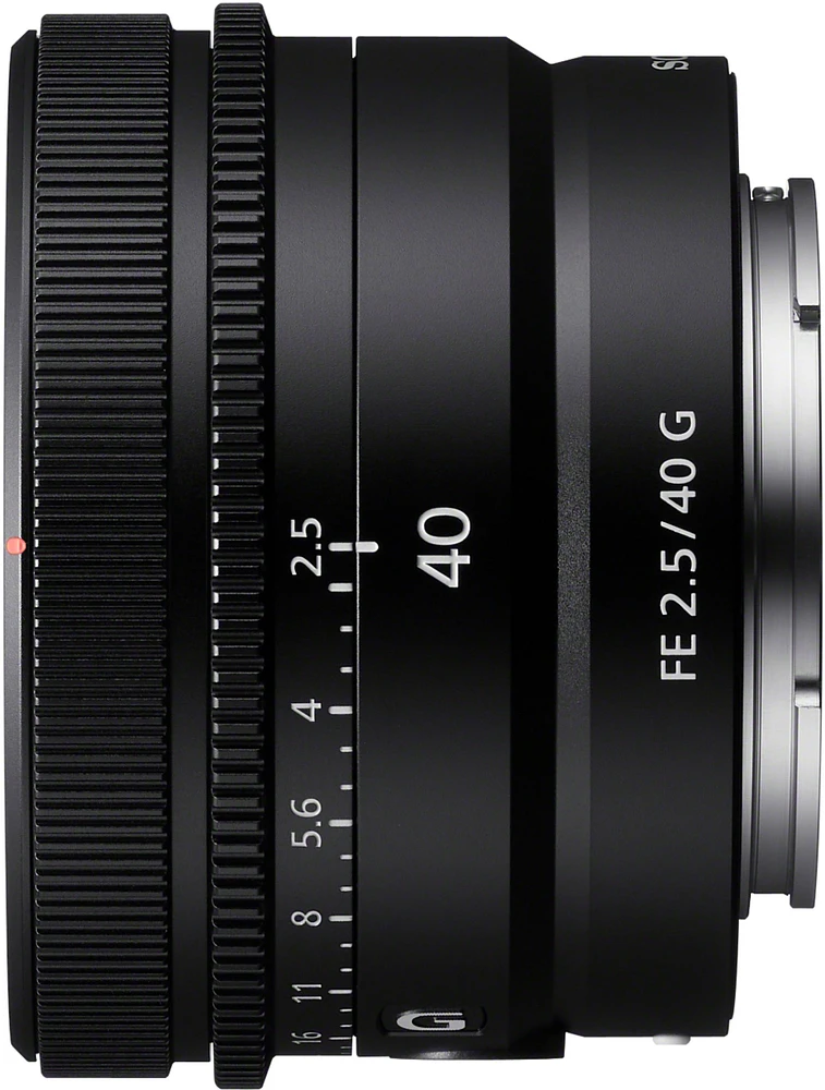 Sony FE 40mm F2.5 G Full-frame Ultra-compact G Lens for Sony Alpha 