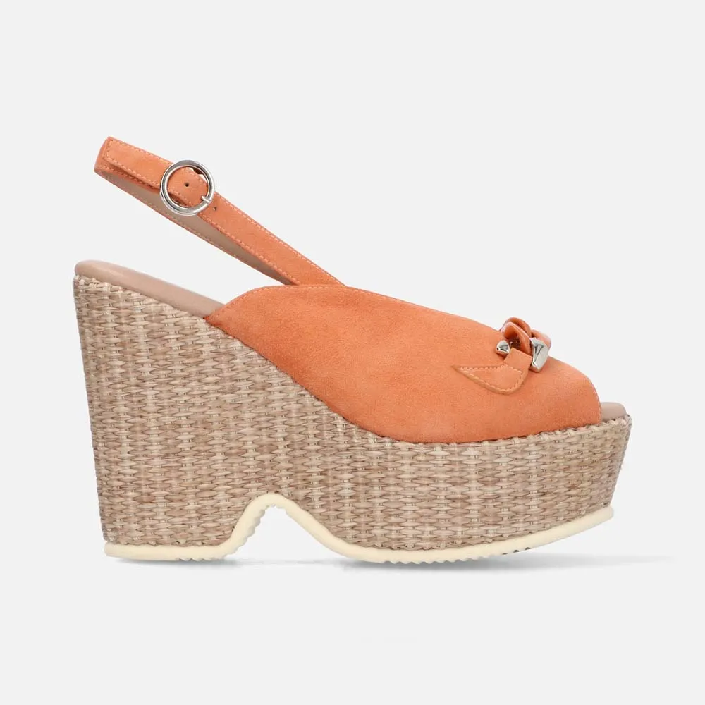 Peep toe sandalia discount