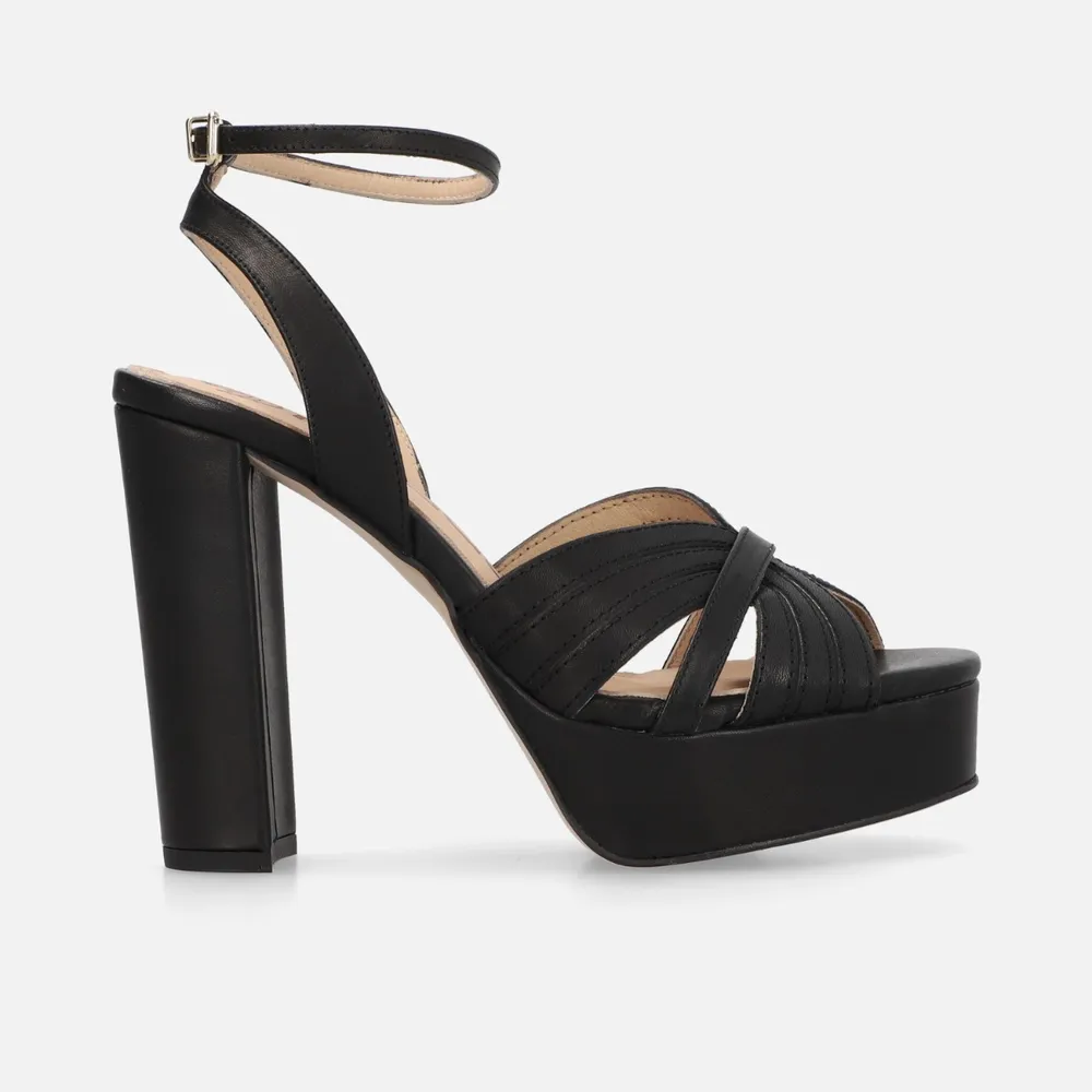 Sandalia alta sales