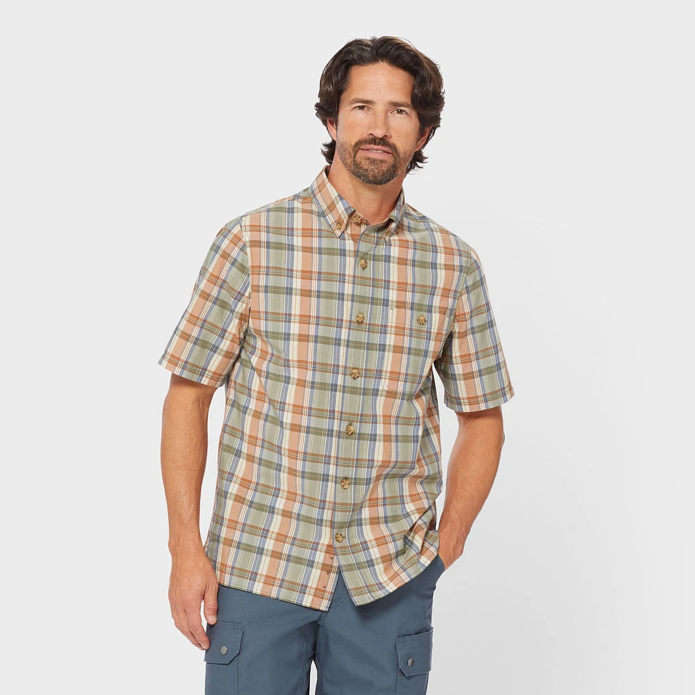 Duluth Trading Co. Men's BBQ Slim Fit Short Sleeve Shirt at