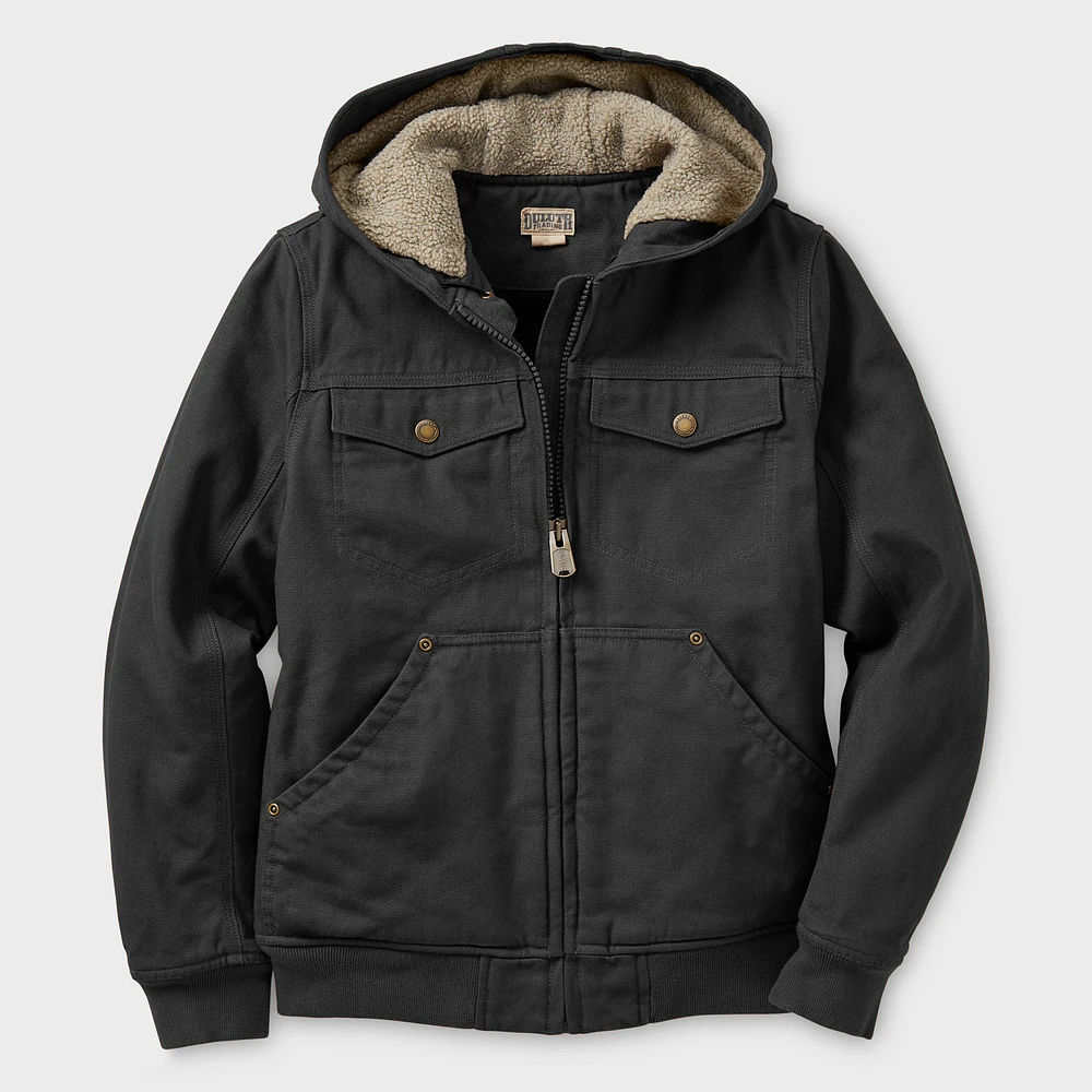 Duluth Trading Co. Women's Superior Fire Hose Hooded Jacket