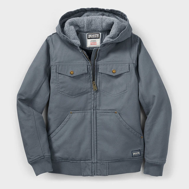 Men's superior fire hose hooded work coat sales