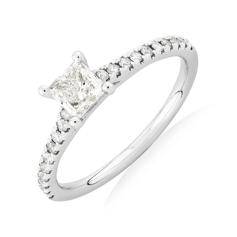 Princess cut diamond ring michael hill top