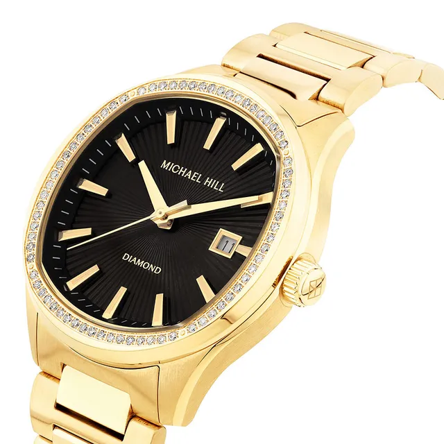 Michael hill gold diamond watch deals