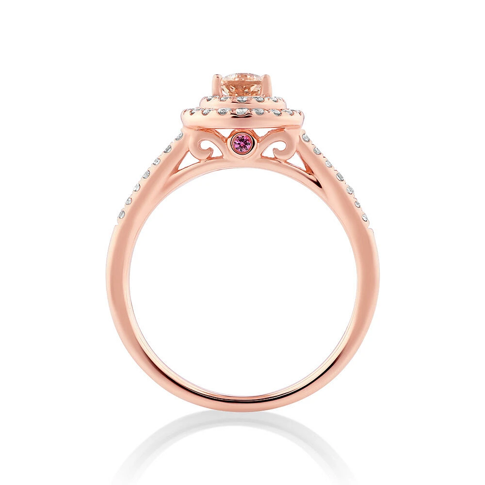 Michael hill rose gold engagement ring clearance