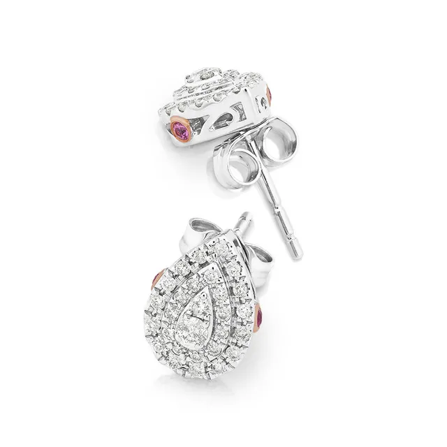 White gold clearance earrings michael hill