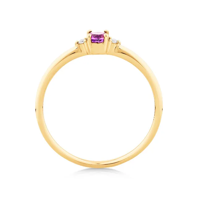 Michael hill 2024 pink sapphire
