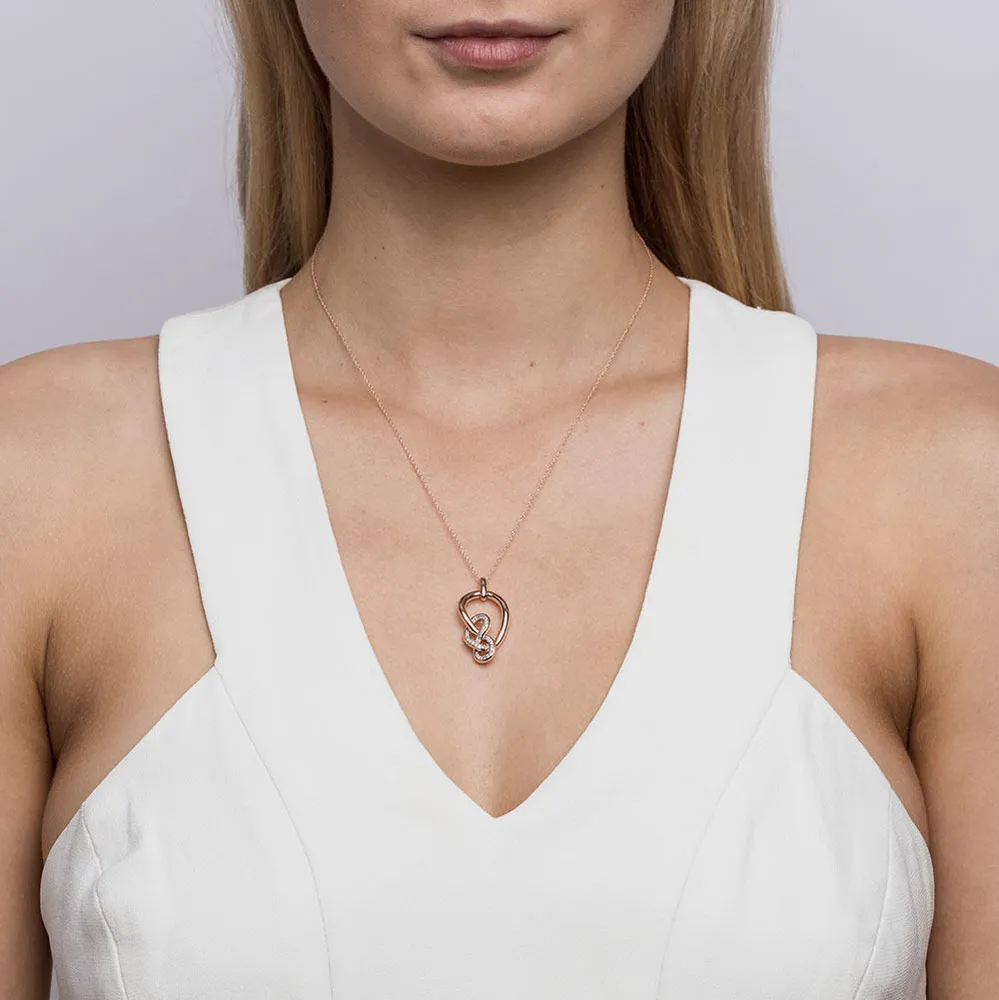 Michael hill rose gold necklace online