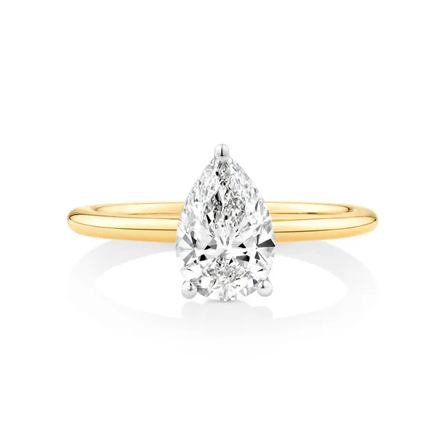 Michael hill discount pear shaped ring