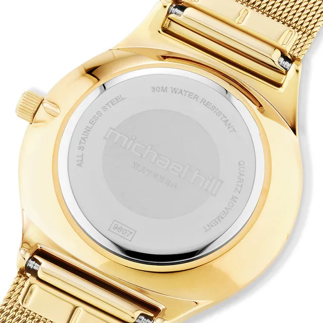 Michael Hill Ladies Watch in Gold Tone Stainless Steel Hillside
