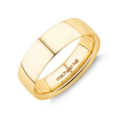 Ann Louise Men s 8mm Tungsten Ring Brushed Centre Beveled Edge