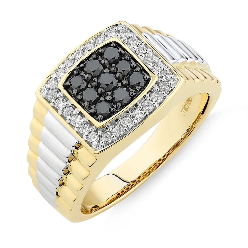 Black diamond ring michael hill sale