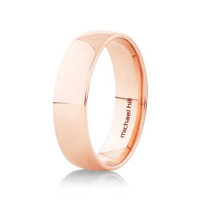 Michael hill rose gold wedding deals band