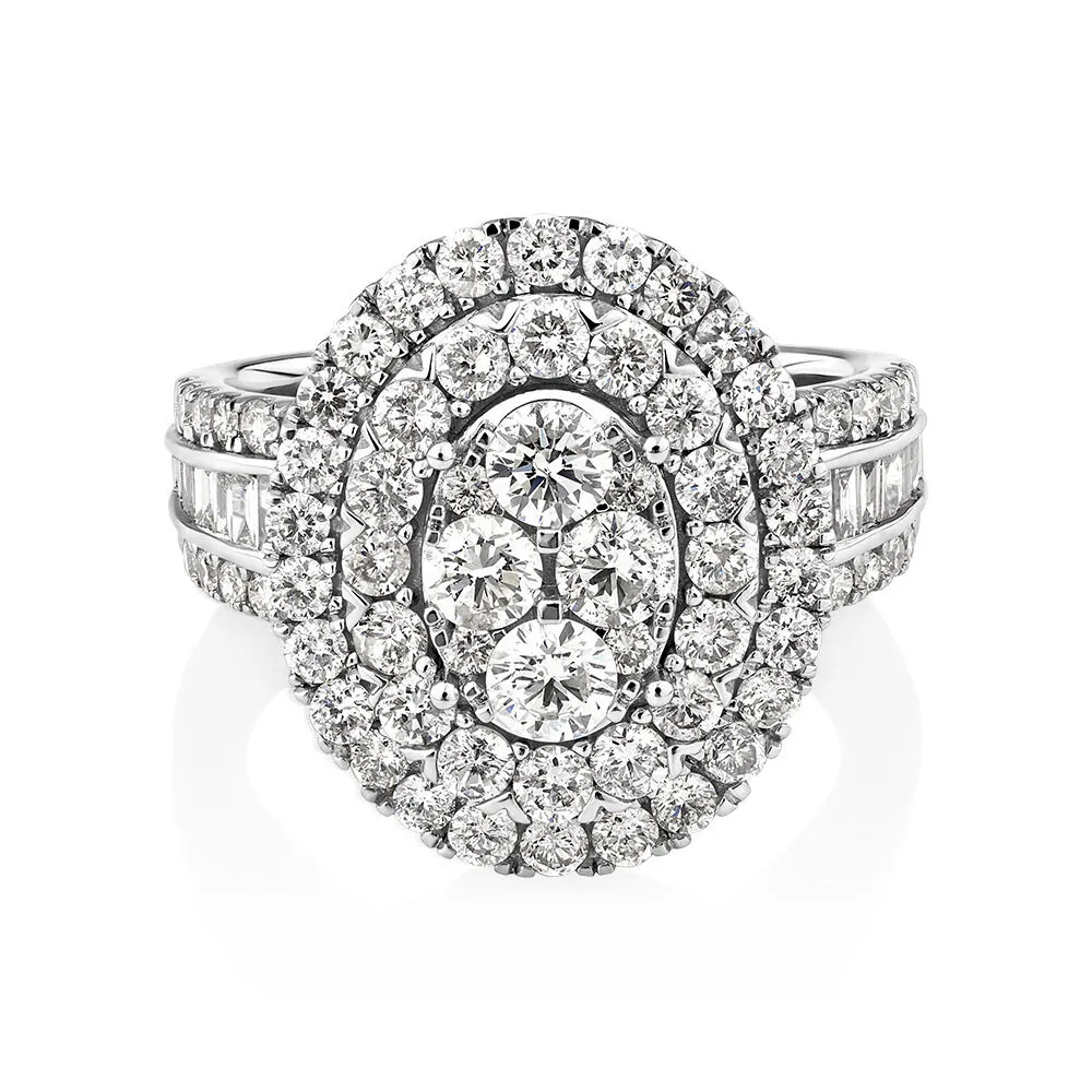Michael hill sales cluster ring