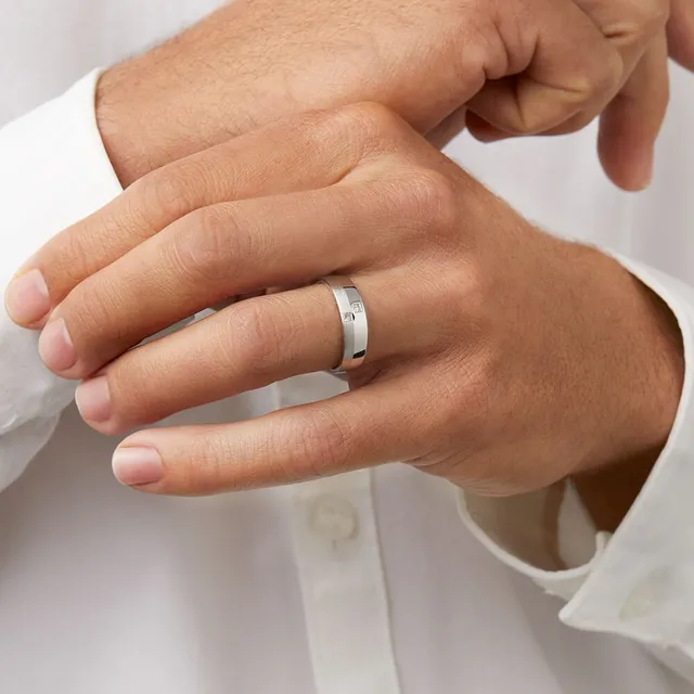 Michael hill 2025 mens wedding rings