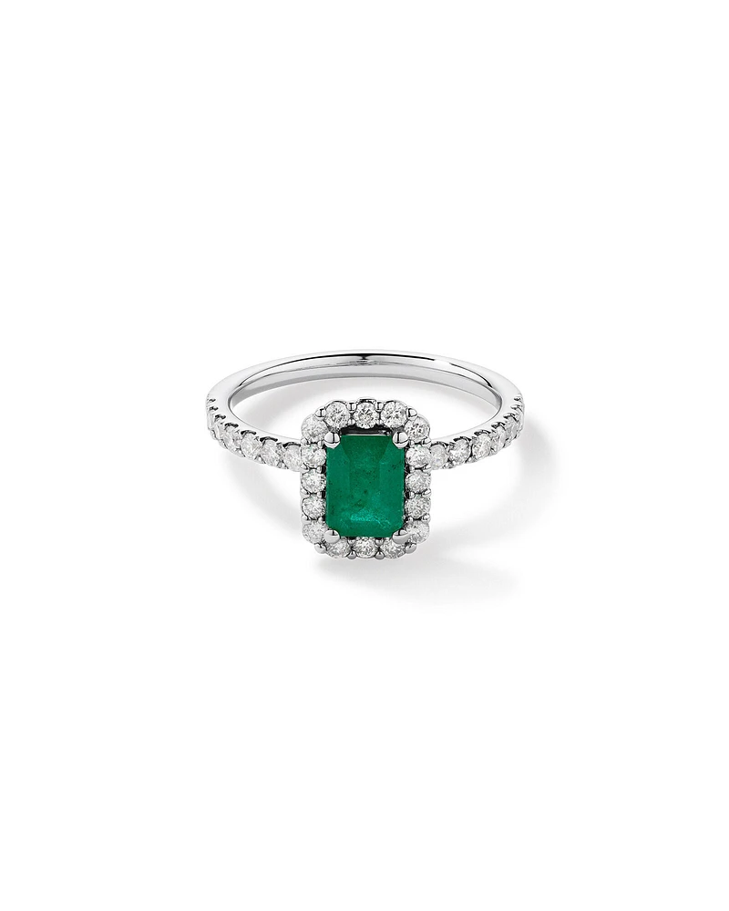 Michael hill emerald cut engagement ring 2025