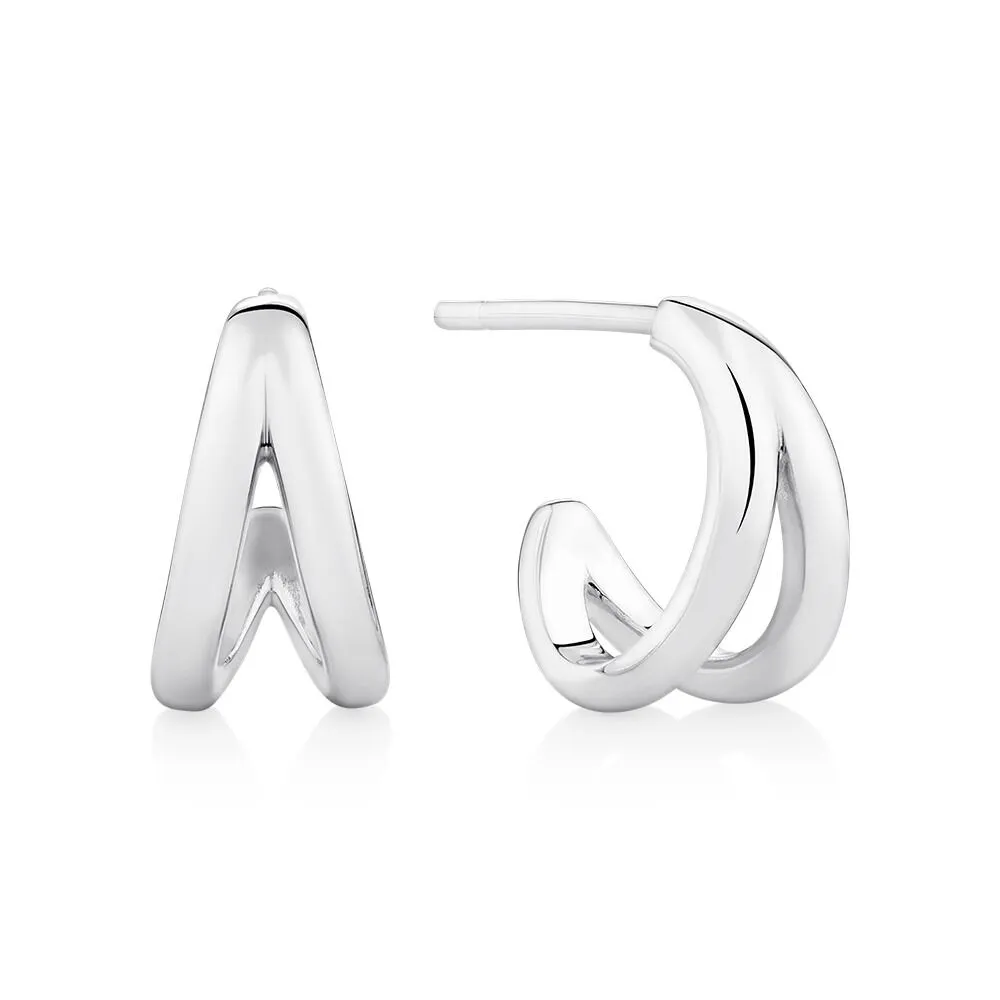 Michael hill silver clearance earrings