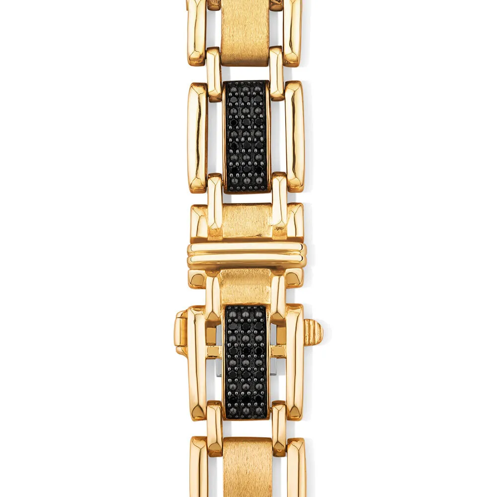 Michael Hill 21cm Bracelet with .43TW of Black Diamonds in 10kt