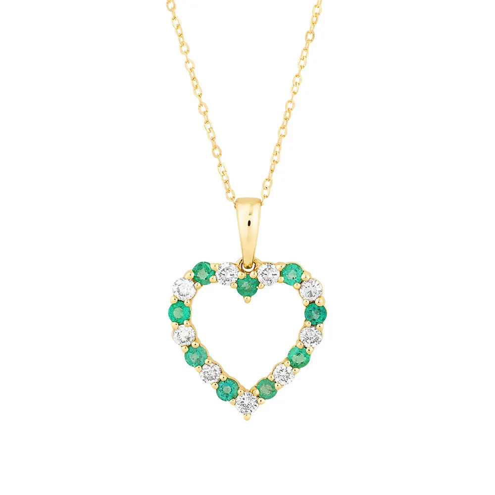 Michael hill shop emerald necklace