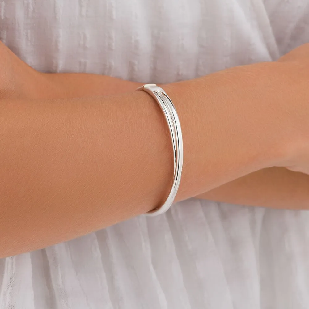 Michael hill silver bangle sale