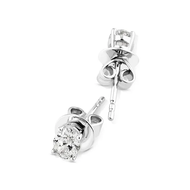 Michael hill white gold diamond earrings hotsell