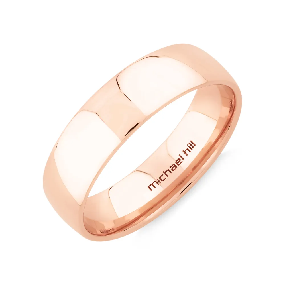 Michael hill rose gold wedding clearance band